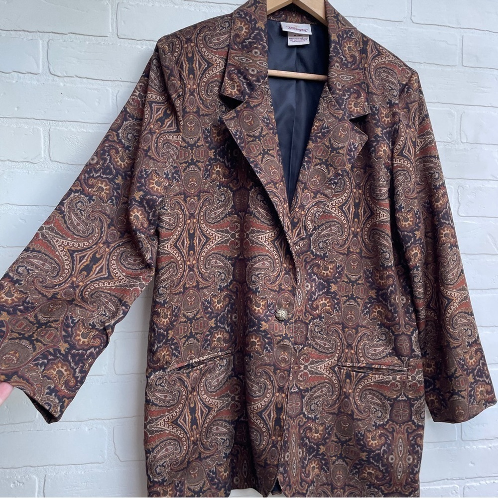 Vintage Brown Blend Lightweight Blazer